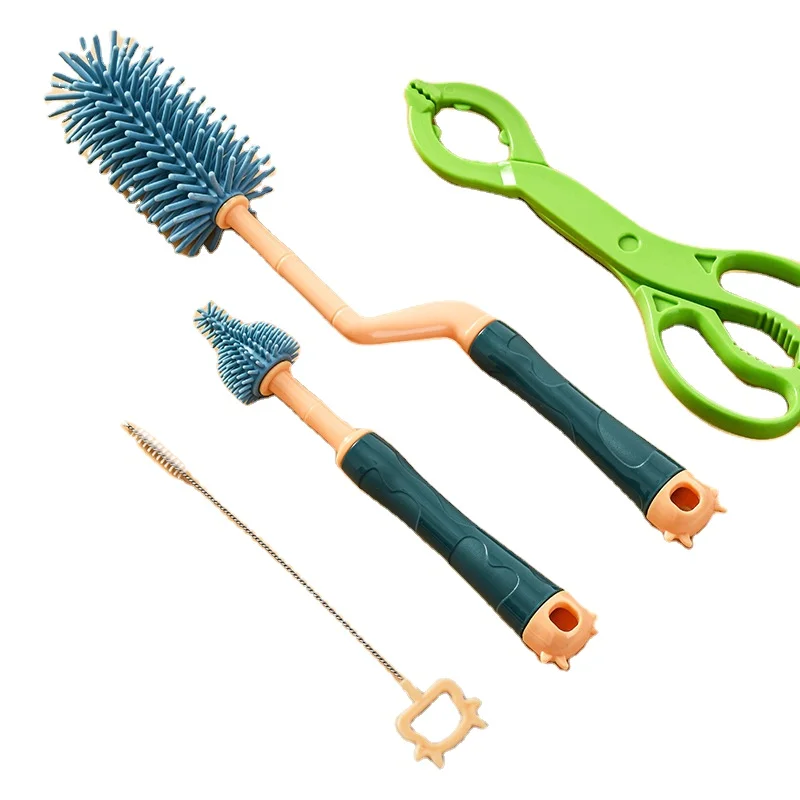 Silicone Baby Bottle Cleaning Brush Eco Friendly Bottle Brush