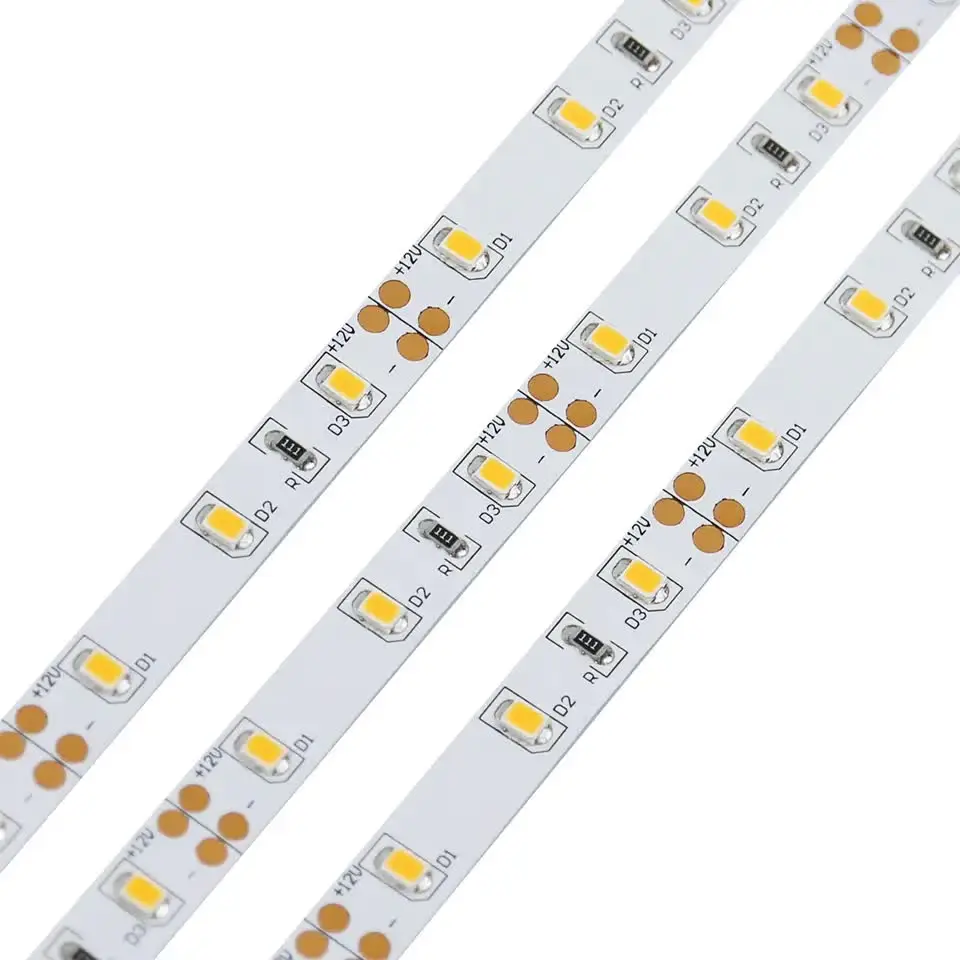 HTD Tape 60 120 240 Leds 5m/roll Waterproof Flexible 24v 5v 12v Warm White Rgb Luces Tiras smd 2835 Led Strip Light