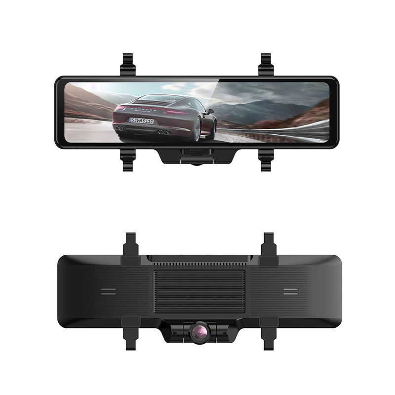 Скрытый видеорегистратор 4K 1080P Hd с поворотом на 360 градусов и 3 режимами записи, видеорегистратор с GPS, трековое зеркало заднего вида, Внешняя Автомобильная камера