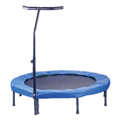 Gymnastic Training Custom Logo Elastic Foldable Bounce House Handle Home Indoor Gym Small Fitness Sale Inflatable Trampoline