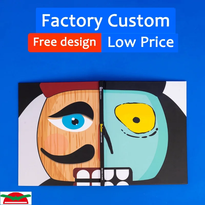 Professional Custom Hot Sale Full Color Printing Fancy Children Baby Hardcover Board Book