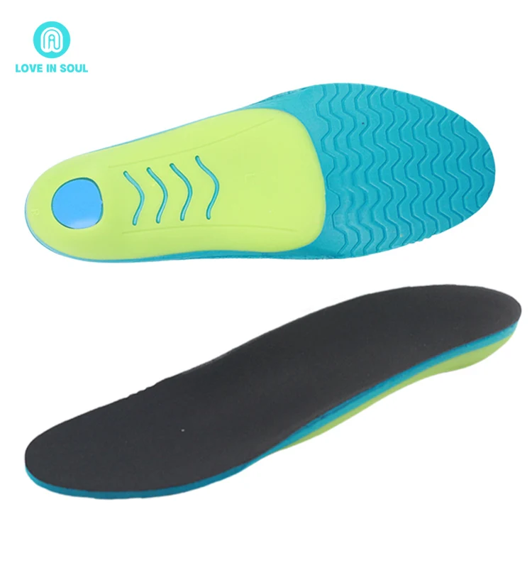 Arch Support Insole Shock Absorption Foot Protection Shoes Insert Antimicrobial Flat Feet Orthopedic Insoles Custom Orthotics