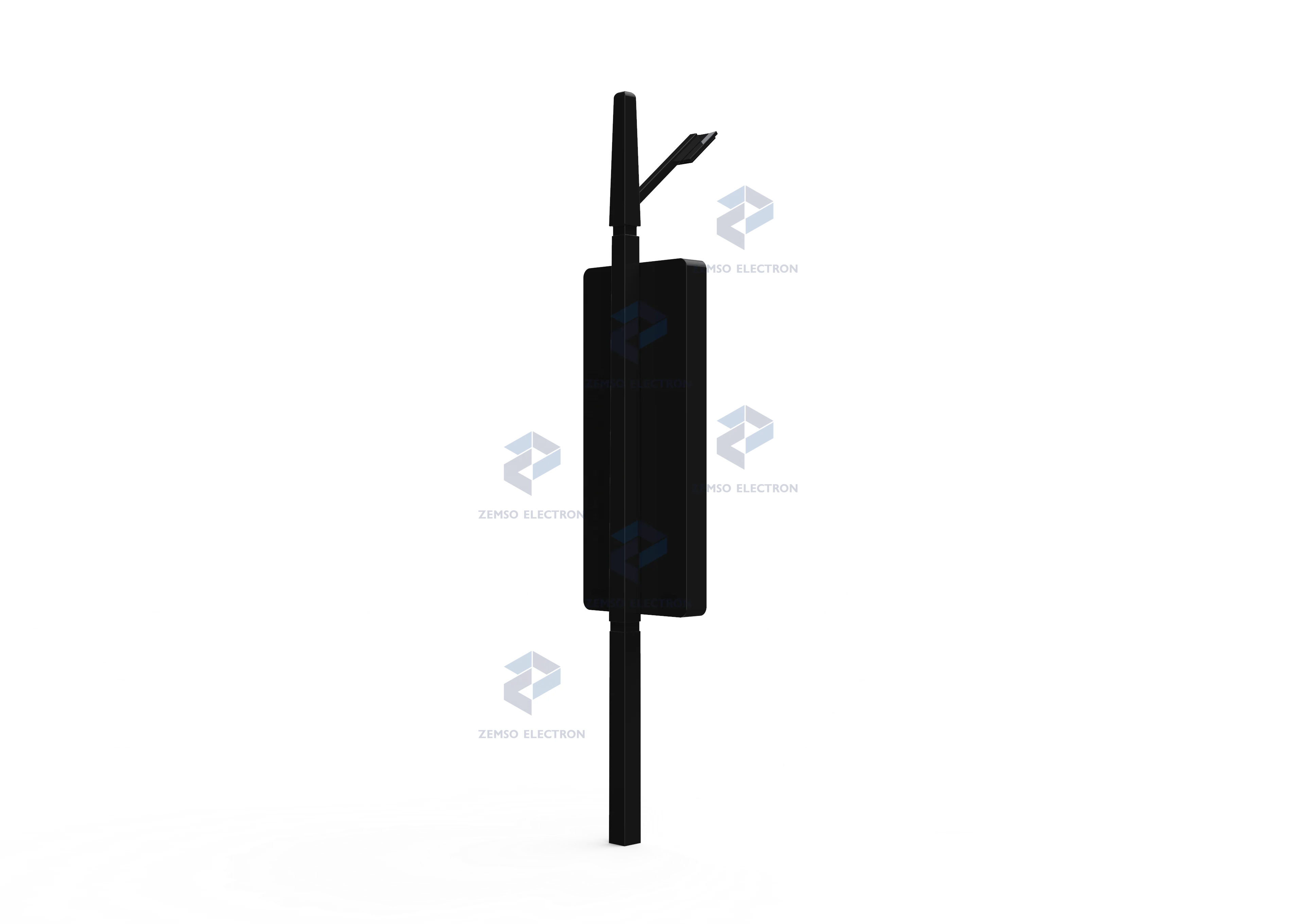 Outdoor solar full color lamp post digital signage street LED Light pole advertising display