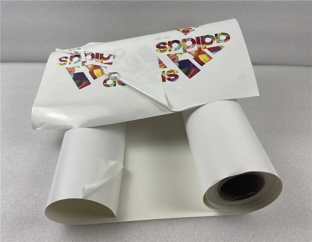 50cm*30m paper back Wholesale flex pu printable heat transfer vinyl paper for eco solvent print and cut machine