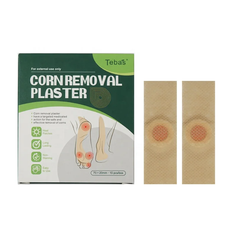 Amazon hot Herbal extract Adhesive Corn Removal Plaster foot corn patch