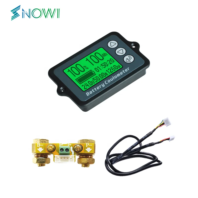 Baiway OEM TK15H 100V 100A Universal LCD Car Battery monitor voltage Capacity Indicator battery Coulometer meter tester