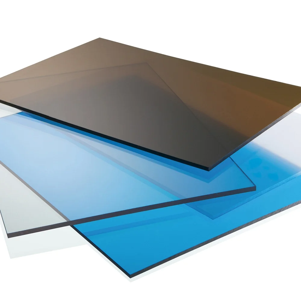Transparent 4mm solid polycarbonate sheet Clear Solid Polycarbonate Roofing Sheet for Swimming Pool Cover