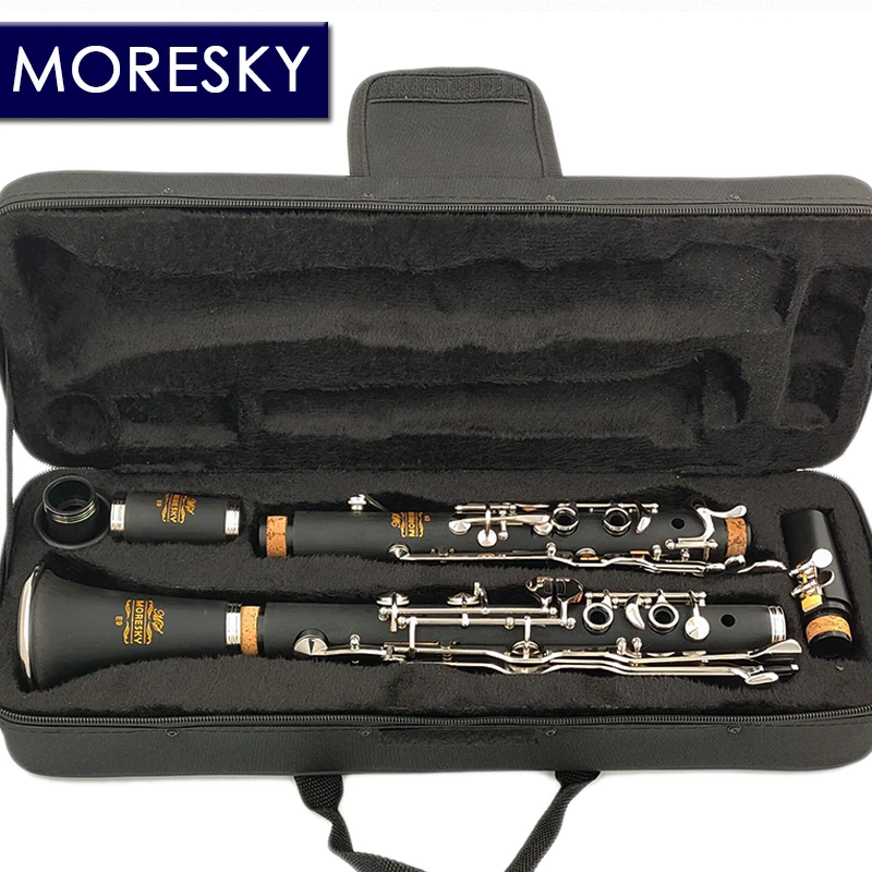 
MORESKY German G Tune 18/20 Key Clarinet ABS Resin Body Material Nickel Plated Keys Clarinette 