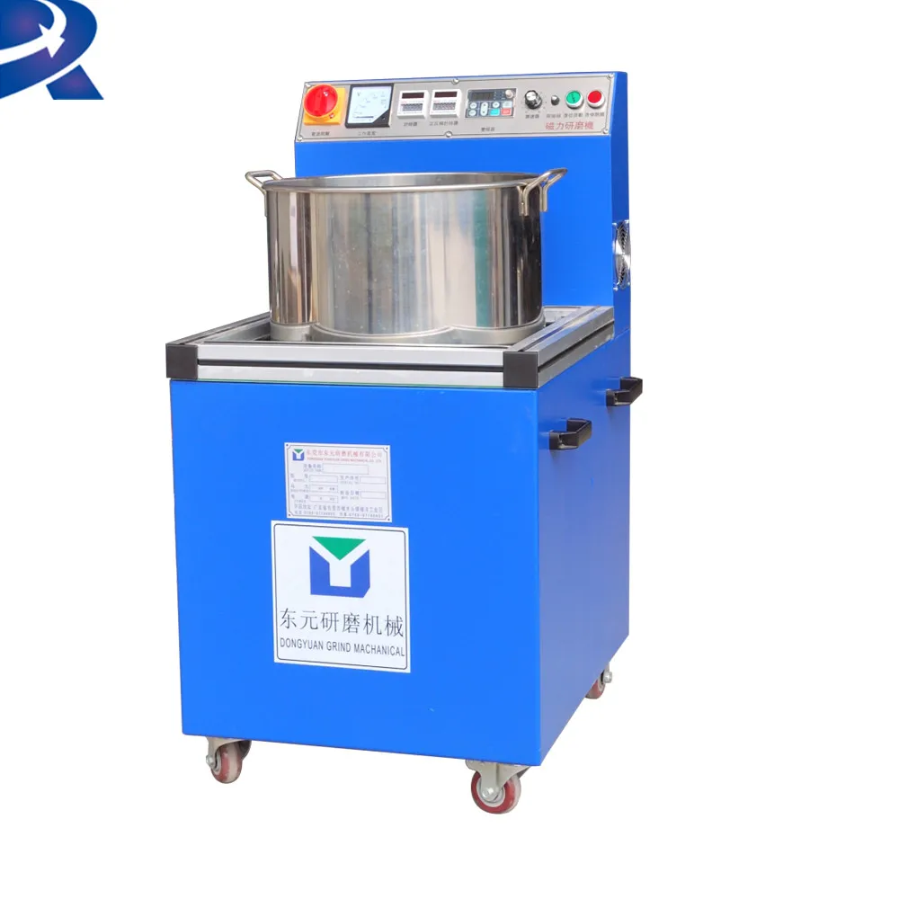 Surgical instruments polisher big capacity magnetic finishing deburring machine