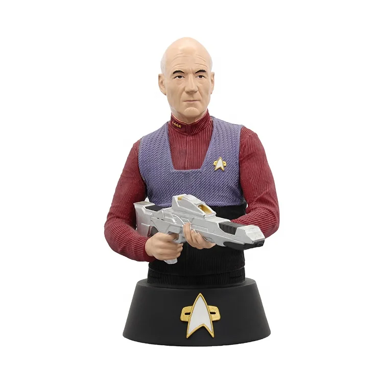 Customized Half Body  Movie Character Bust Resin Animation Derivative Toy Figure Statue for Craft Use