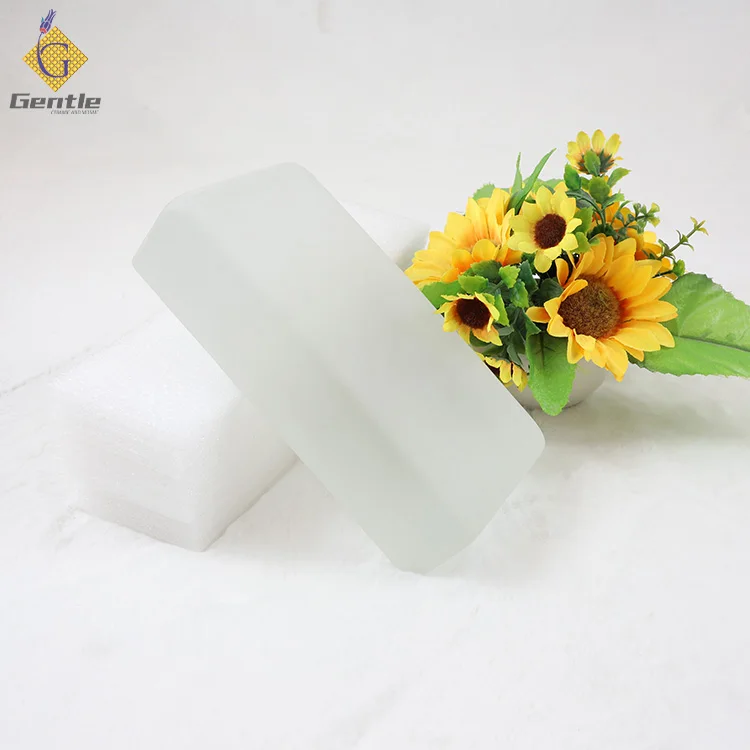 China Supplier White Architectural Decoration Frosted Partition Wall Decoration Glass Brick