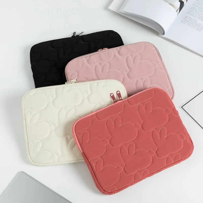 DICHOS new design cute netbook computer protect bag girl woman cute bread dog laptop iipad bags Women wholesale custom wholesale