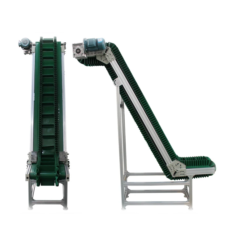 Belt Climbing Conveyor Vegetable Fruit Incline Lifting Conveyor