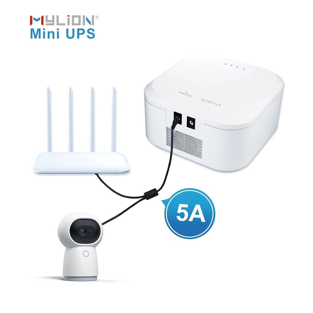 Лидер продаж резервная батарея Mini UPS 12 В 5A Li Ion 57.72Wh 15600mAh с BMS для маршрутизатора CPE ONT ONU