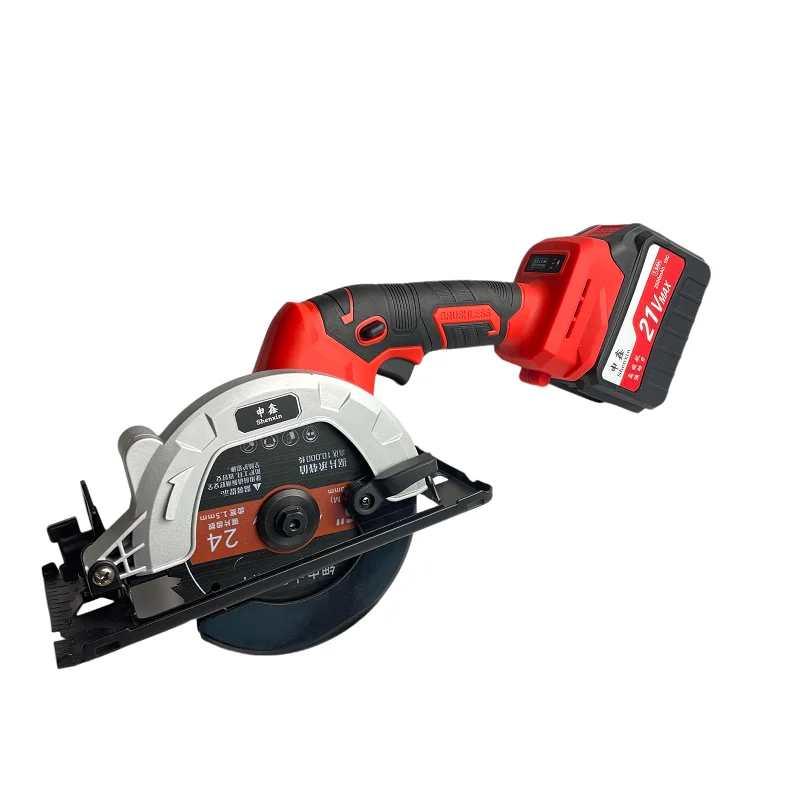 SENGXlN New Lithium Cordless Sliding Miter Saw  Lithium-ion one-handed cut-off saw hand electric miter saw power saw cut-off saw