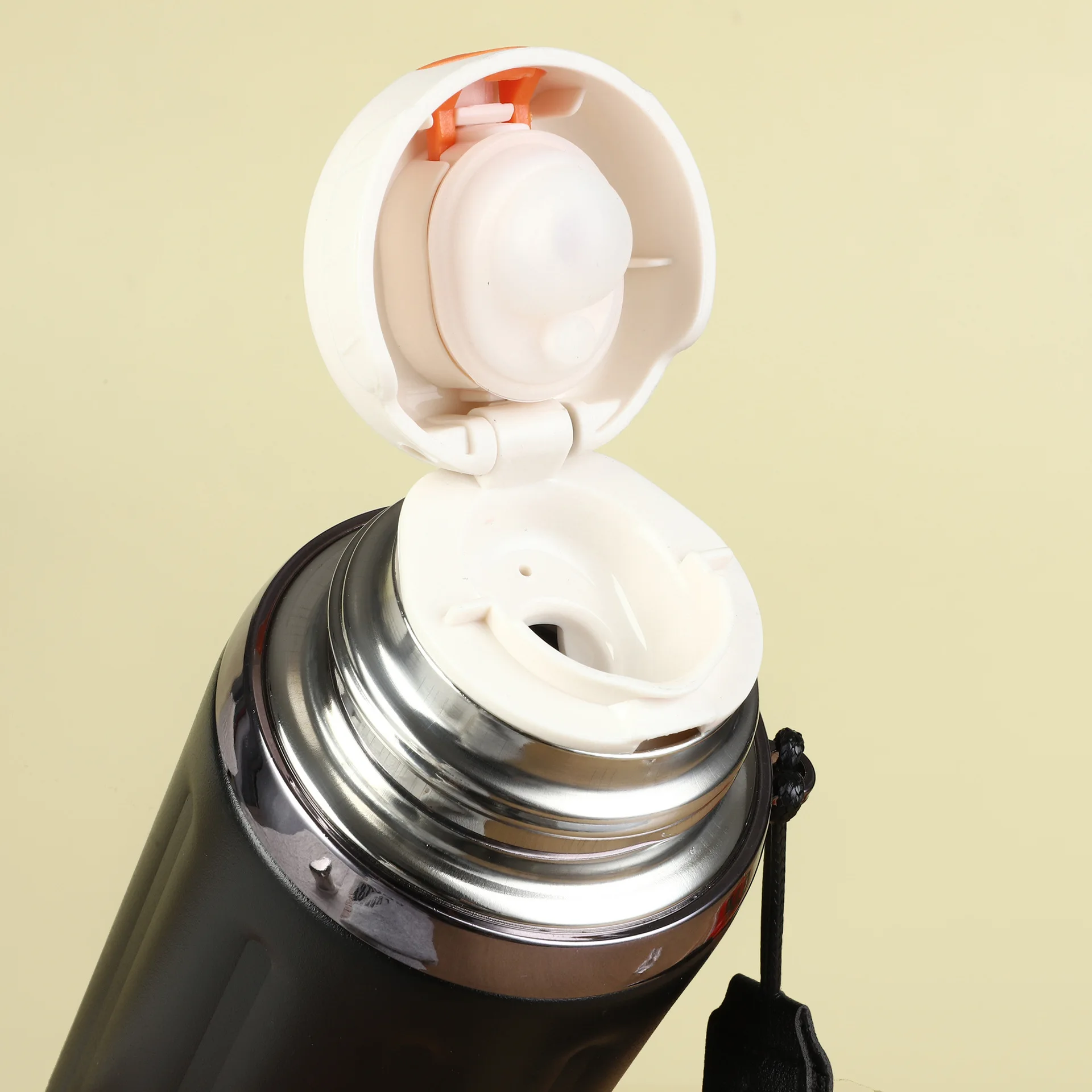 Vintage Roman column 316 stainless steel insulation cup stewing kettle outdoor portable water bottle