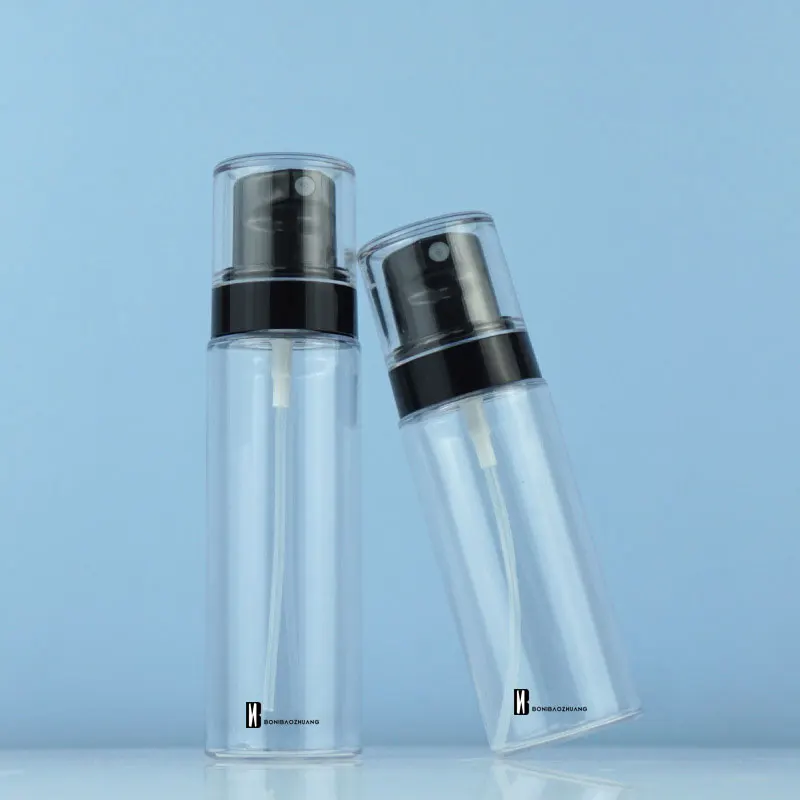 
50ml -250ml PET HDPE Empty Custom Perfume Clear Fine Mist Spray Bottles Refillable Sprayer Bottles for Cosmetic Skin Packaging 