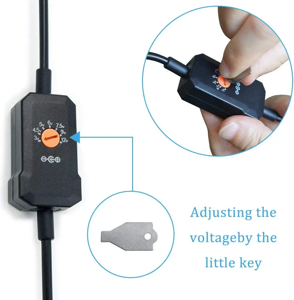 12W Universal Car Charger Cigarette Lighter 3-12V Multi-Tips for Electrical Devices, with Micro USB Plug