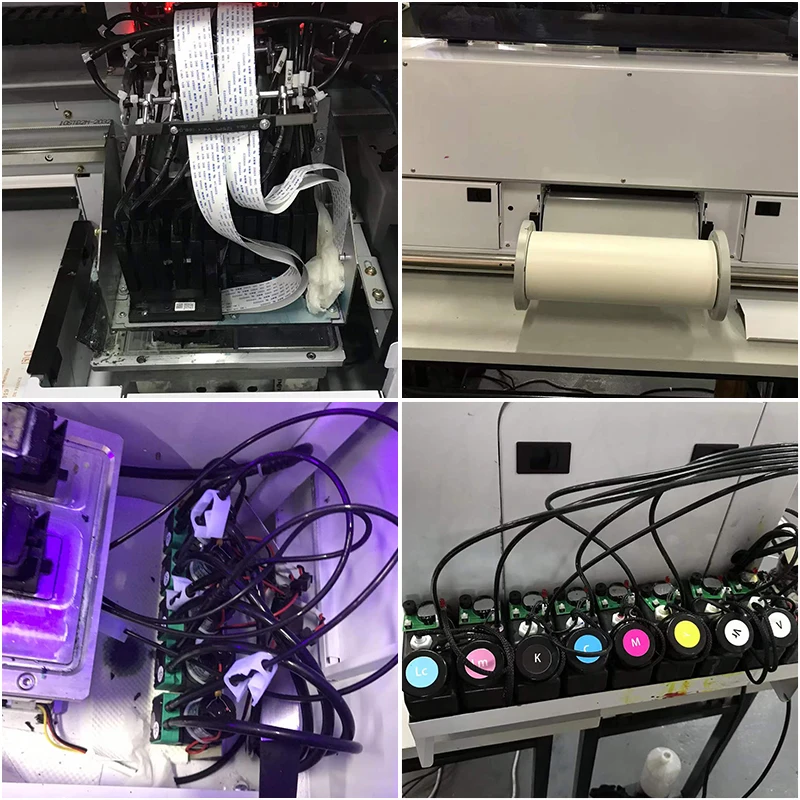 small 3500mm 3050dtf uv industrial abfilm roll sticker printer and uv metal printer