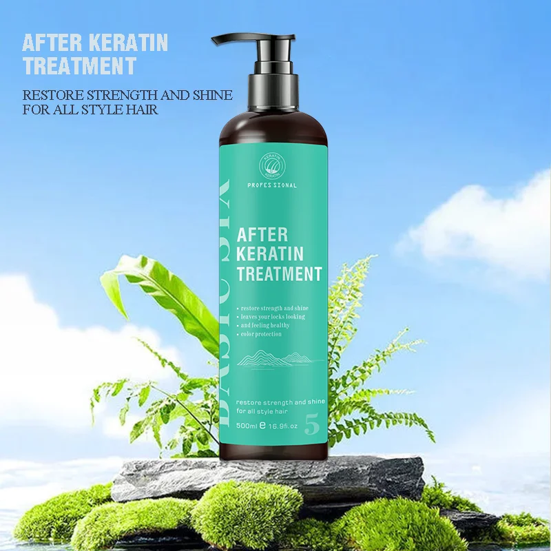 BASIC SIX Hair Treatment Professional Keratin Treatment with Best-hydrolyzed Repair Keratin Cream Mask Hair Spa Cream 500ML