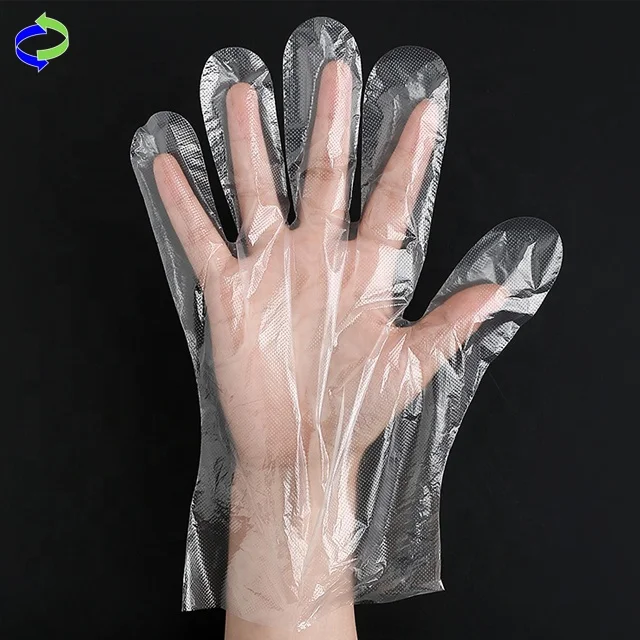 PE Gloves Disposable Clean Living Disposable Plastic Hand Gloves