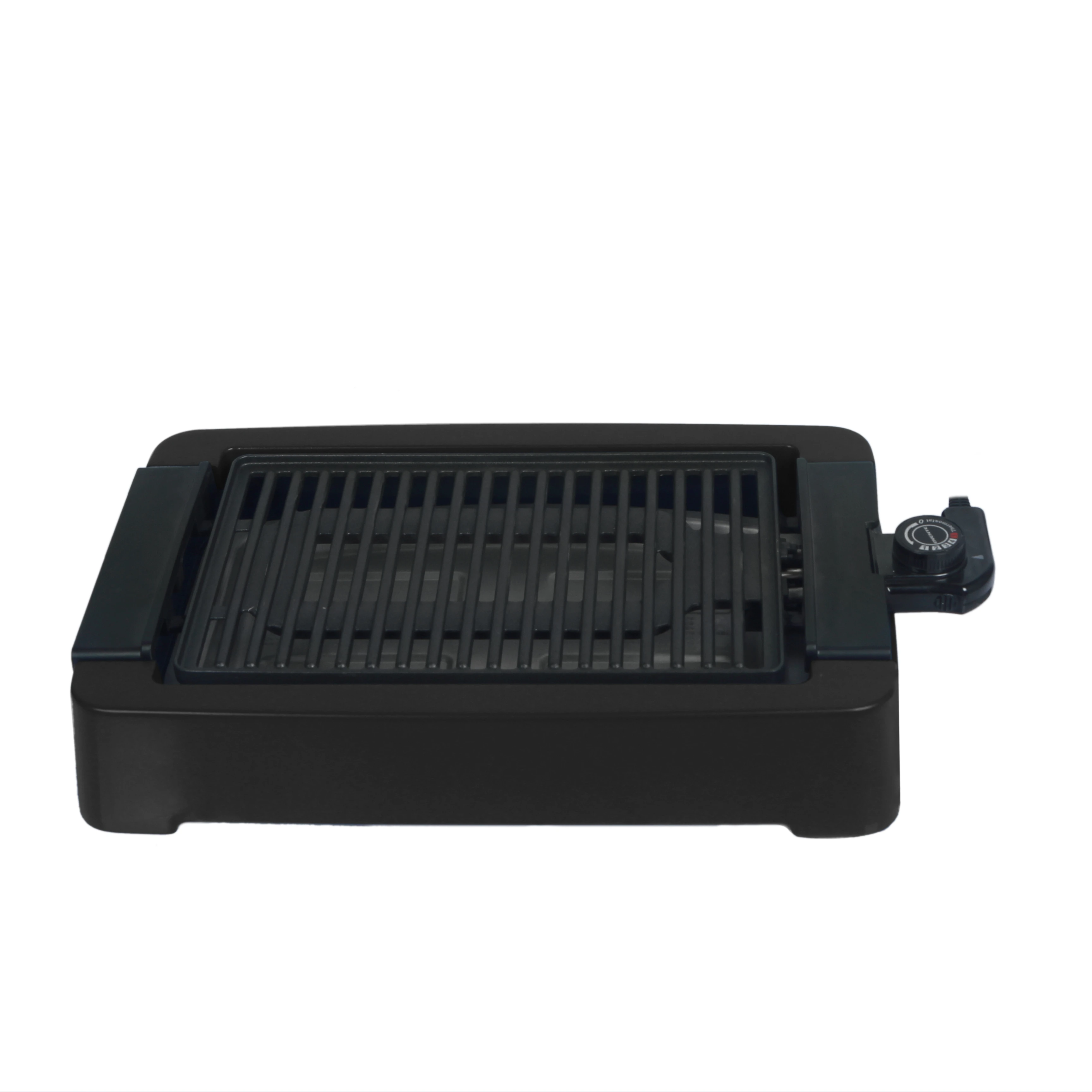 electric smokeless grill with adjustable temperature control with oil drip try
