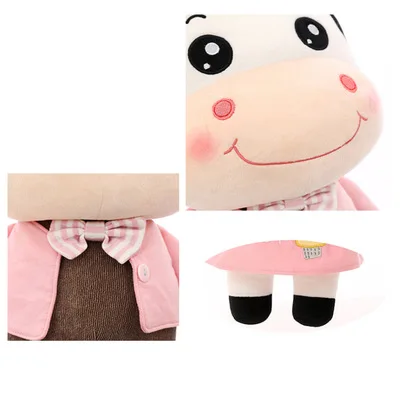 And Blanket Animal Baby Toys For Babies Fluffy Grey Magnet Toy Mini Stuffed Animals Soft Cow Costume Adult