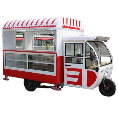 High Quality Mobile Kitchen Fast Food Trailer Mini Food Truck Selling Ice cream, Coffee, Burger,Taco