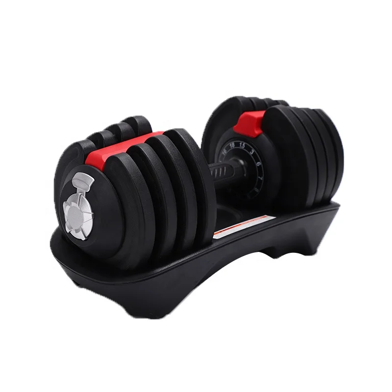 Factory Direct Selling custom logo Quick Lock 12 in 1 No manual required adjustable dumbbell