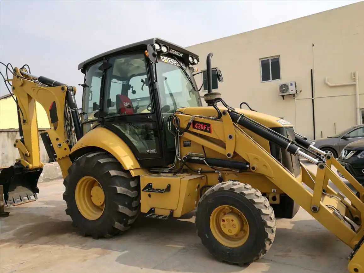  Подержанный экскаватор-погрузчик CAT 430F 420F по низкой