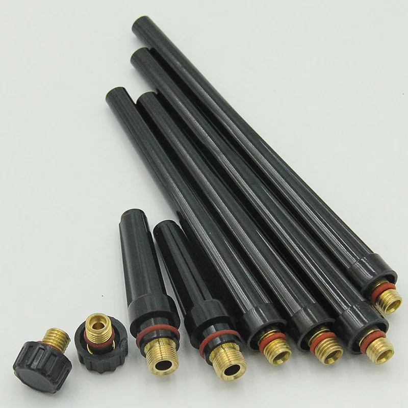 Wanshida Welding TIG torches Consumables TIG Back Cap Fit WP9/WP20 (41V33 41V35 41V24 41V24L 8pcs)