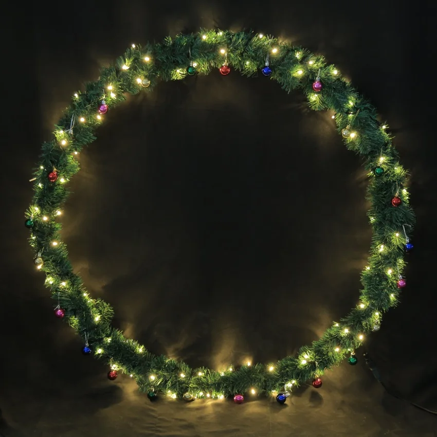 Diameter 100cm led garland motif light with led string light decoration light