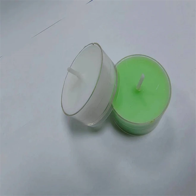 100% Natural White Beeswax Tealight Candles in Clear Plastic Cups 4 Hours Burn time Pack of 24