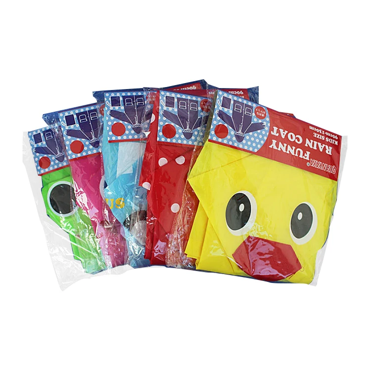 
RAINWEAR Waterproof Kids Raincoat for Children School Gift Reusable Custom Children Rain Coat Raincoat Custom Logo Printing 