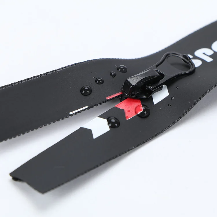 Custom Multiple Uses High Quality Waterproof Plastic Zipper #3 #4 #5 #8 #10 Nylon Waterproof Zipper For Sale