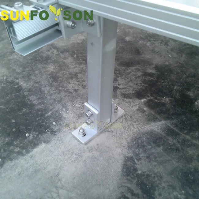Factory Price Wholesale Adjustable Tilt Front Leg Rear Leg Of Solar Panel Mounting System Mounted Bracket