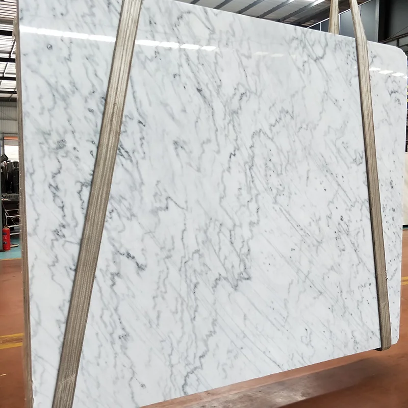 Grey Factory Direct Price Cut to Size Marble Marble Slabs Natural Carrara White Marble