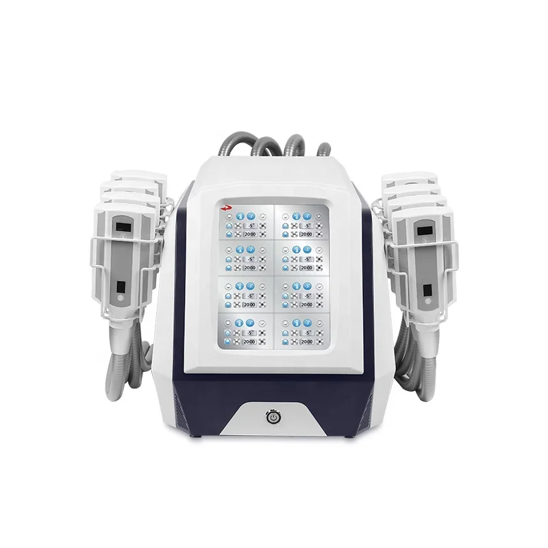 8 Handle Freezing Cold Body Sculpting Device Cryo Slimming Cryolipolyse Cellulite Removal Skin Rejuvenation Ice Sculptures Price