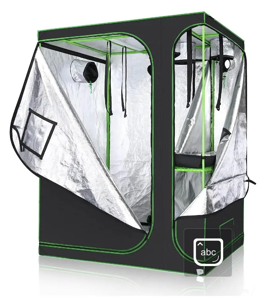 2-In-1 Grow Tent Mylar Reflective Growing Tents Box Indoor Plant Growing Hydroponic Grow tent kits