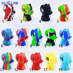 Tobacco Silicone water bubbler smoking pipe Smokeshop accessories Ghost Oil Rubber Smoke holder