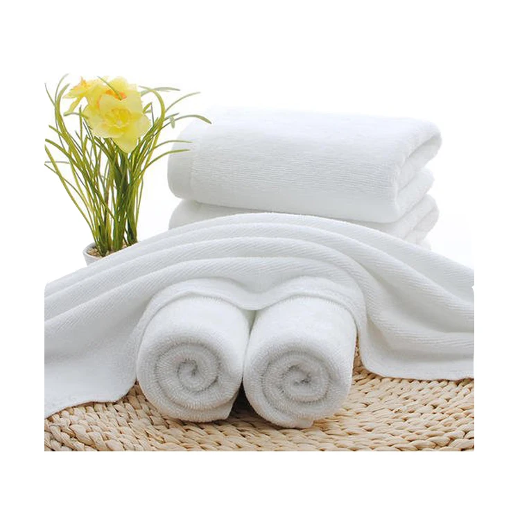 Качественное белое банное полотенце для душа в отеле (60729527623)