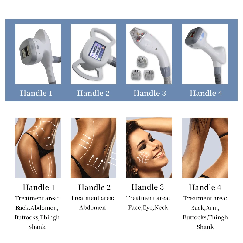  Best price slimming vacuum therapy radio frequency roller handle butt lift cavitation skin tightening