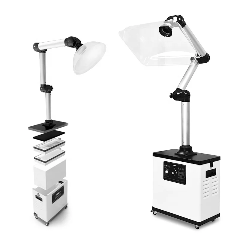 Customized nail salon fume filter extractor manufacturer for the dust