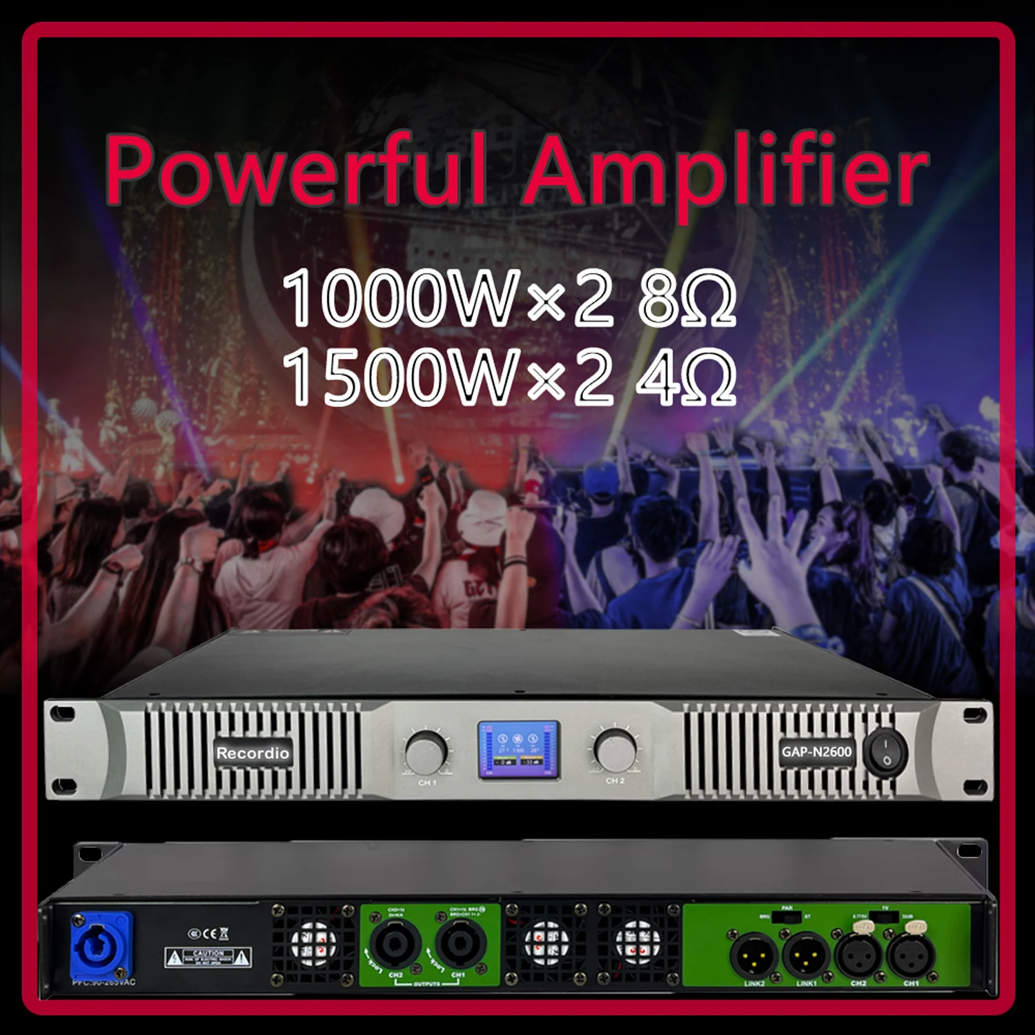New Design Vhf Linear Amplifier 500W With CE Certificate