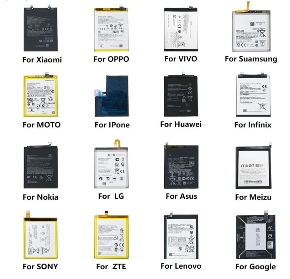 Long Cycle Life Mobile Phone Batteries High Performance Mobile Phone Batteries Safe And Stable Cell Phone Battery