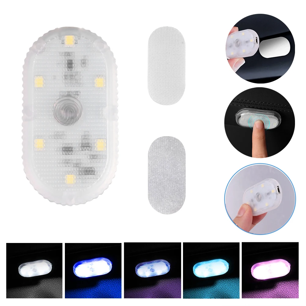 1pcs Sale At Low Price Car Led Touch Lights Wireless Interior Light Auto Roof Ceiling Reading Lamps For Door Foot Trunk Storage