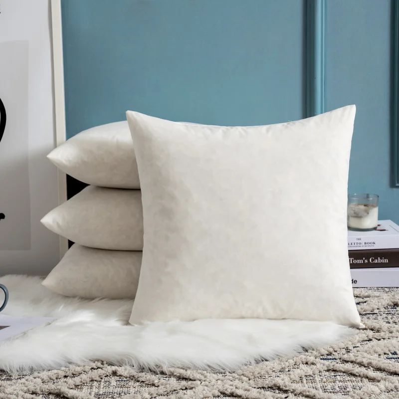 Customized Wholesale Duck Goose Feather Down Polyester Microfiber Cushion inserts Pillows Home Hotel Down Pillows for Sleeping