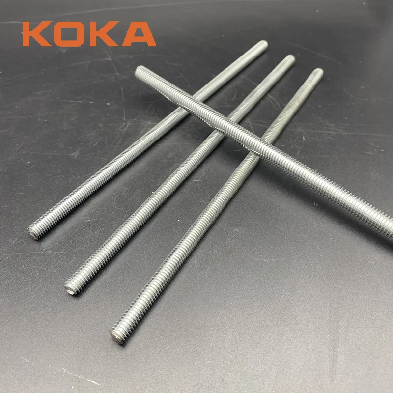 Factory m12 m16 Hot Dipped Galvanized Threaded Rods 3m 6m Metal Steel acme Threaded Rods