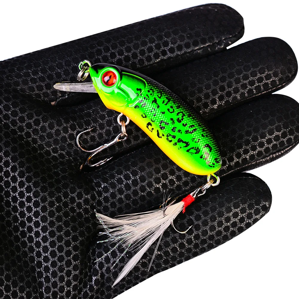 
New Minnow Fishing Lure 62mm 10g Topwater Hard Bait Wobbler Jig Bait Crankbait Carp Striped bass Pesca Fishing tackle SwimBait 
