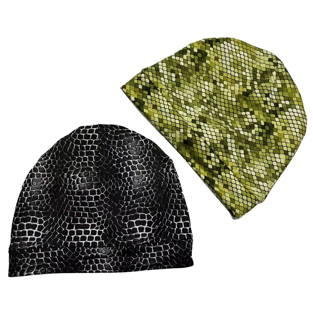 Fashionable Winter Cow Print Cuffed Beanie Thick Knitted Soft Warm Slouchy Skull Ski Cap for Men Women Sports Outdoor Activities